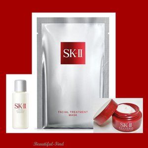 SK-II Facial Treatment Mask Pitera Facial Essence RNA Power Cream Travel Set